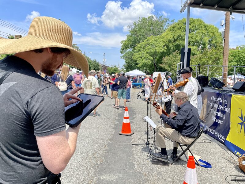 Chestertown Tea concert stage