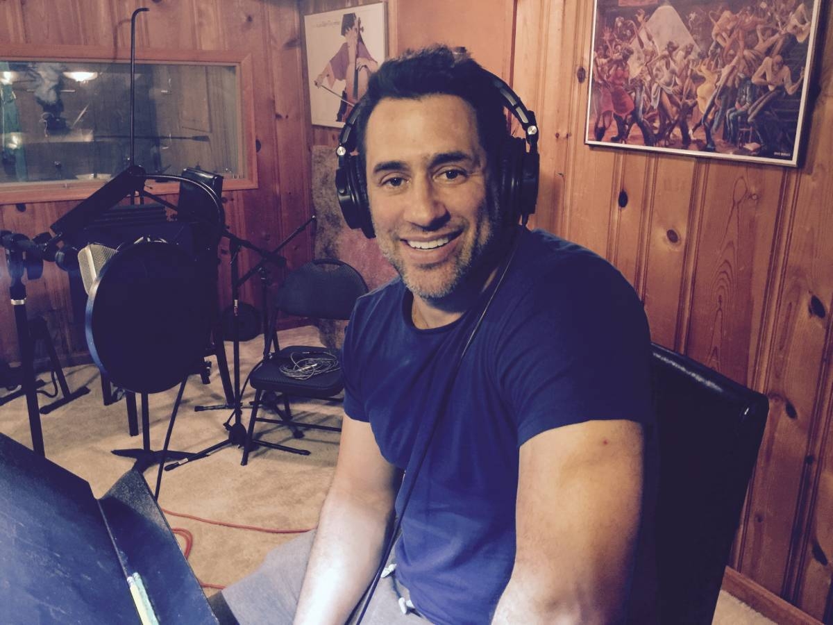Josh Nasar records Voice Overs at Blue House